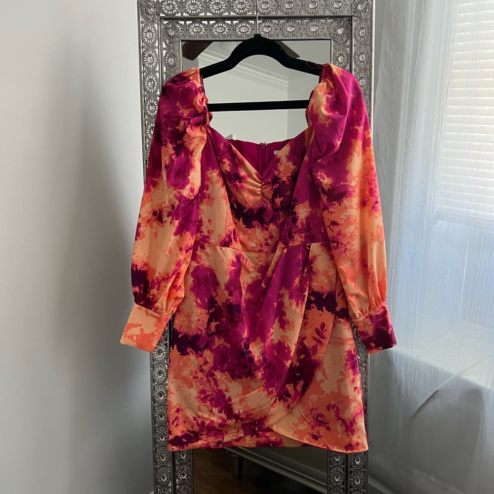 Pink & Orange Dress